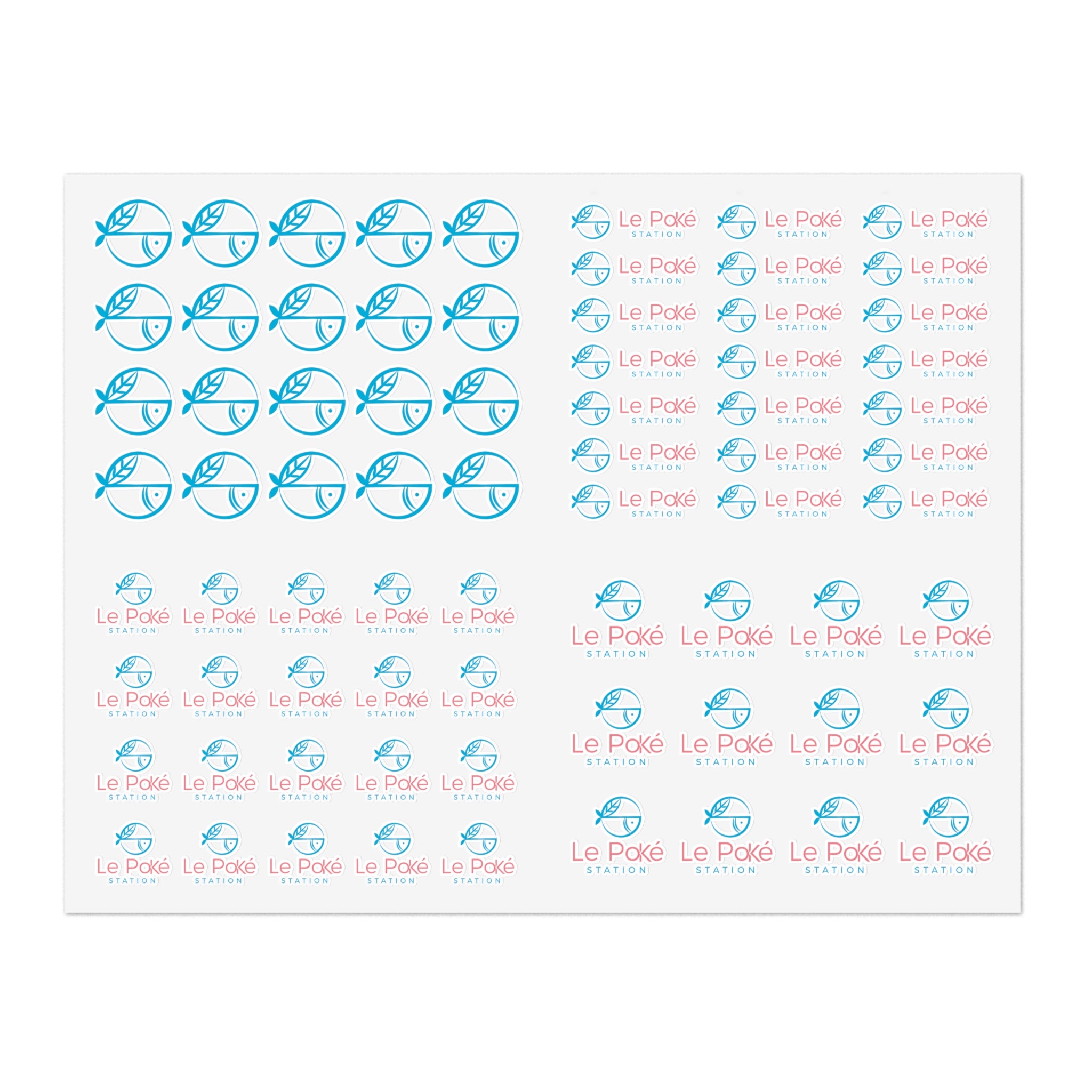 Official Le Poké Station Promotional Sticker Sheet