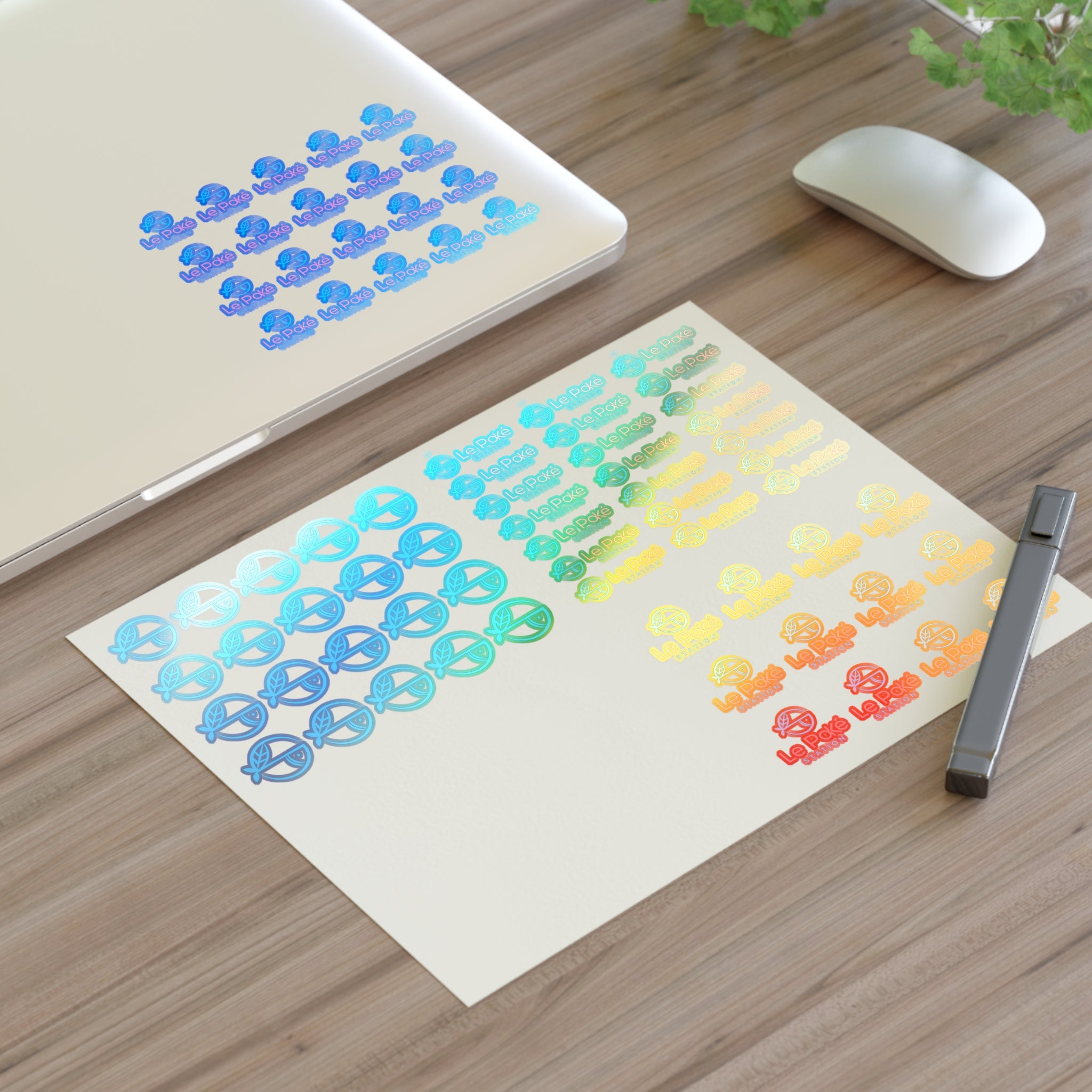 Official Le Poké Station Promotional Sticker Sheet