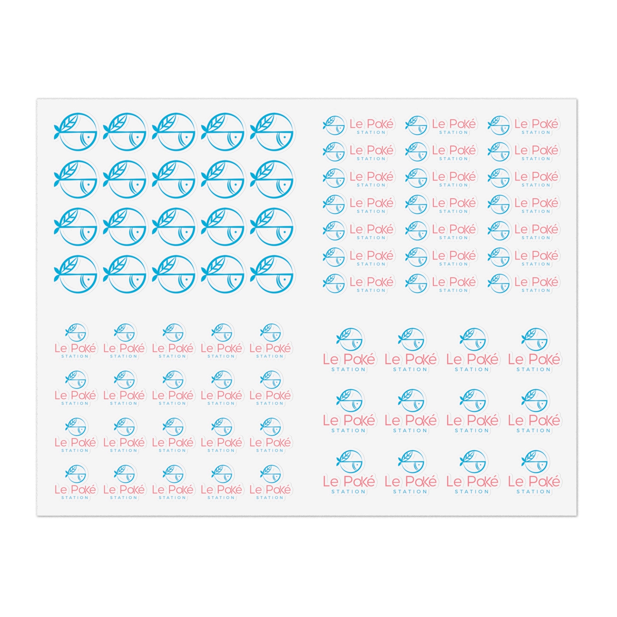 Official Le Poké Station Promotional Sticker Sheet