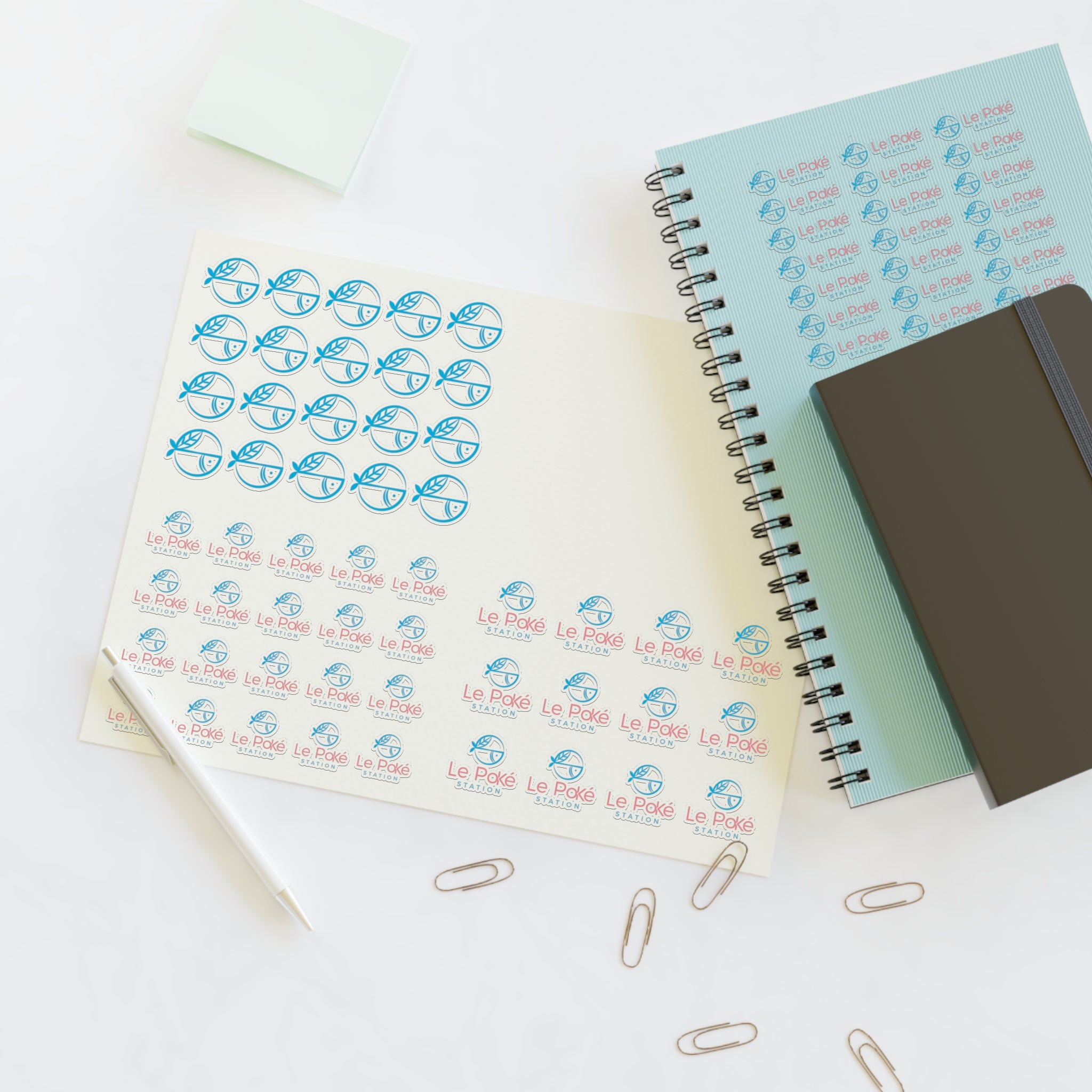 Official Le Poké Station Promotional Sticker Sheet