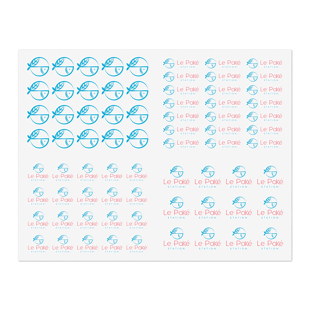 Official Le Poké Station Promotional Sticker Sheet