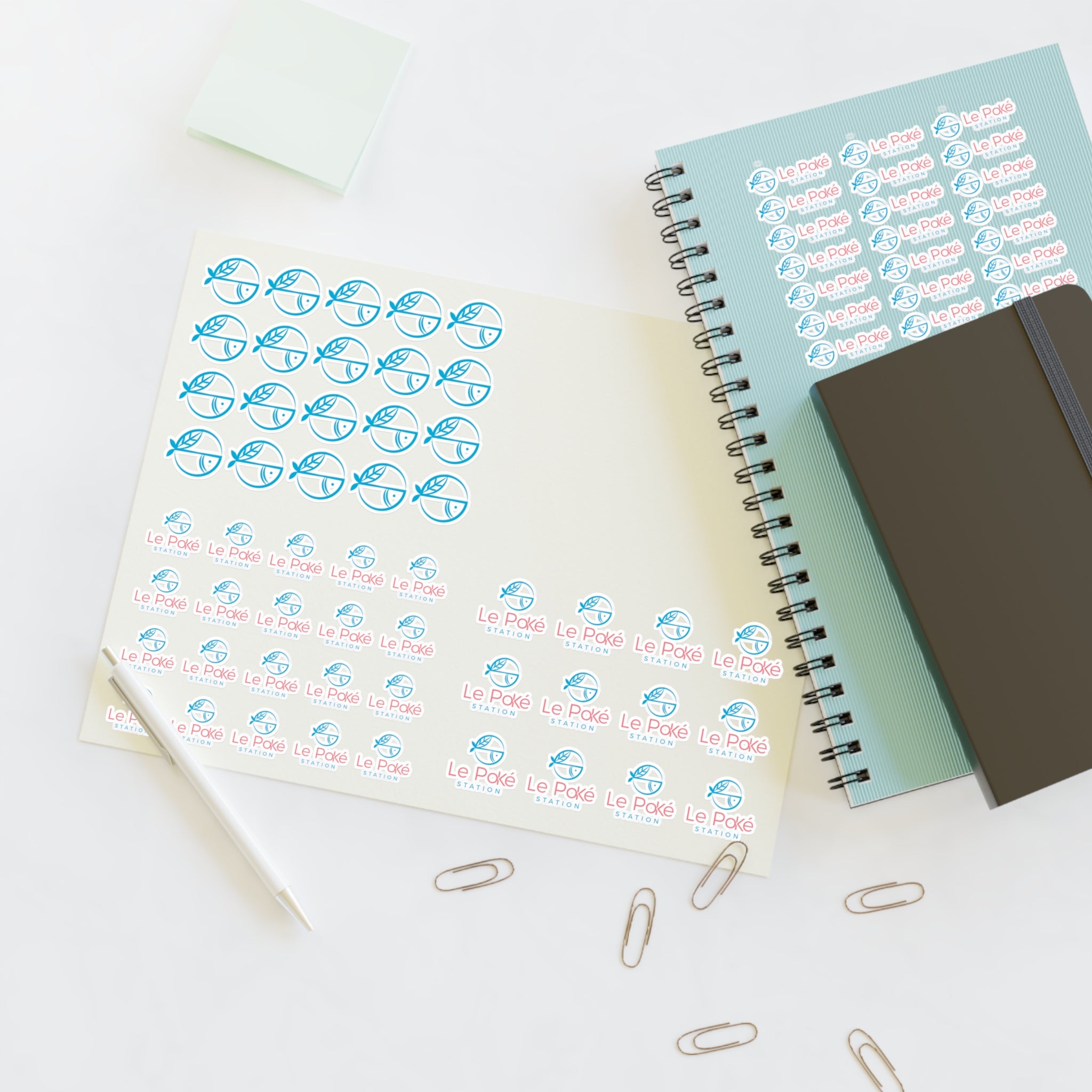 Official Le Poké Station Promotional Sticker Sheet