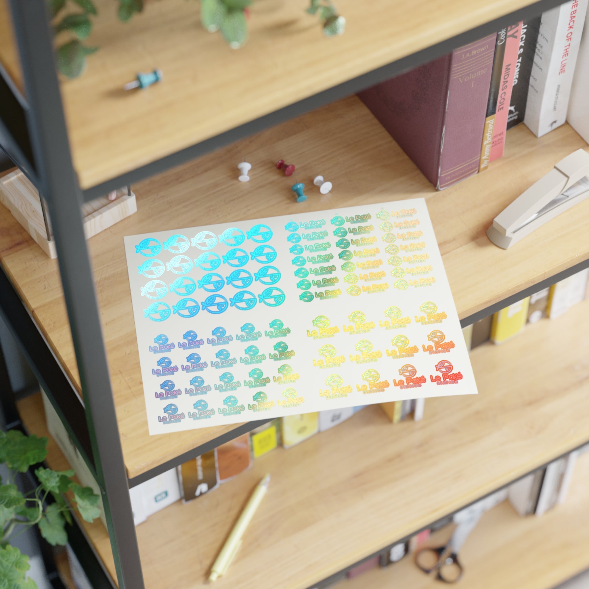 Official Le Poké Station Promotional Sticker Sheet