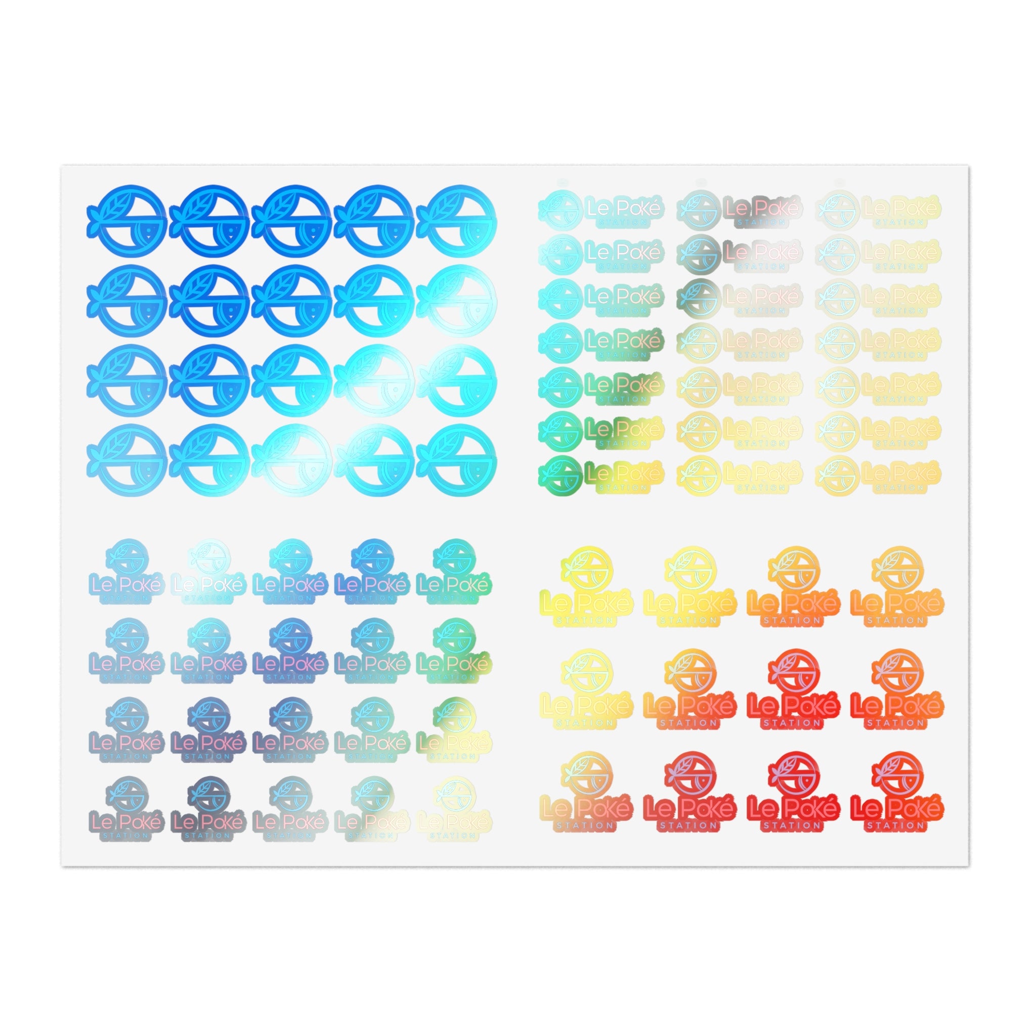 Official Le Poké Station Promotional Sticker Sheet